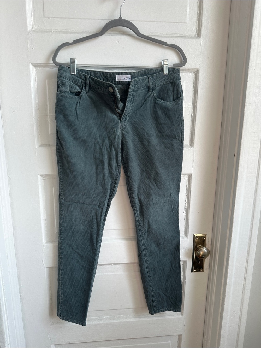 LOFT Skinny Pants in Dark Teal